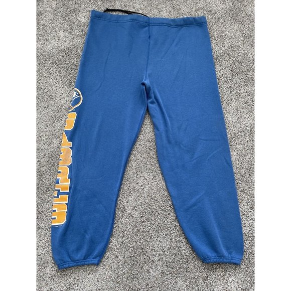 Vintage 90s Mens Large Buffalo Sabres NHL Hockey Logo 7 Drawstring Sweatpants - Picture 3 of 11
